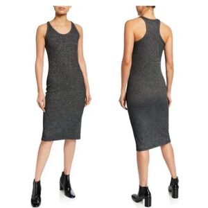 Send Offers Rag & Bone Carla Racer back Charcoal Maxi Dress